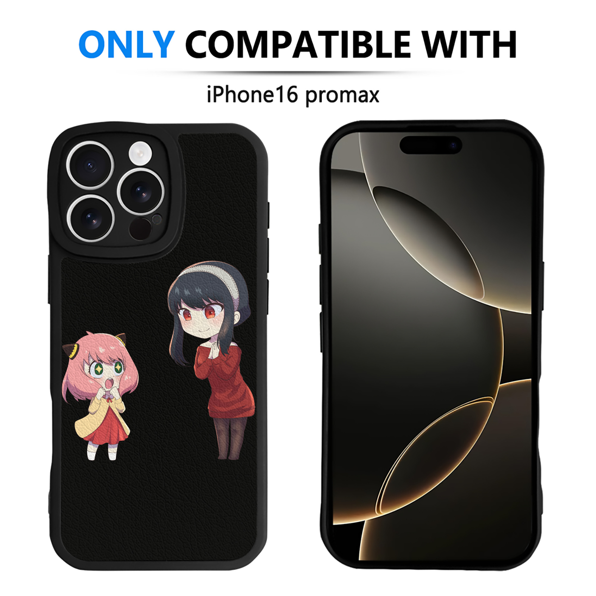 （画像用） SPY×FAMILY间谍家家酒 【iPhone 16シリーズ対応】シリコンスマホケース（レザー調） 材質：シリコン